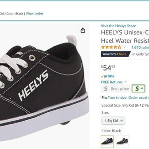 Heelys - Unisex Child Footwear Wheeled Heal Water Resistant